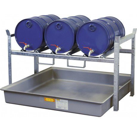 CEMO Fassregal Typ 800 mit Fassauflagen 3x60 Liter Produktbild CEMO Fassregal Typ 800 mit Fassauflagen 3x60 Liter