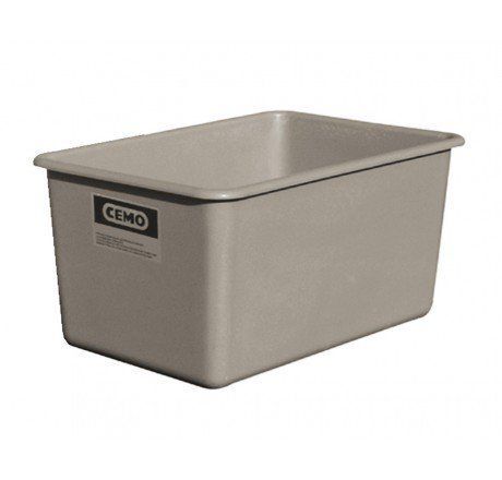 CEMO GFK Rechteckbehälter 500 l flach Standard grau Produktbild CEMO GFK Rechteckbehälter 500 l flach Standard grau