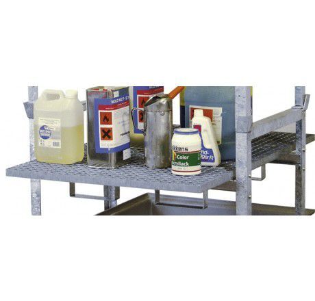 CEMO Gitterrostebene für Kleingebinde zu Fassregal Typ 400 Produktbild CEMO Gitterrostebene für Kleingebinde zu Fassregal Typ 400