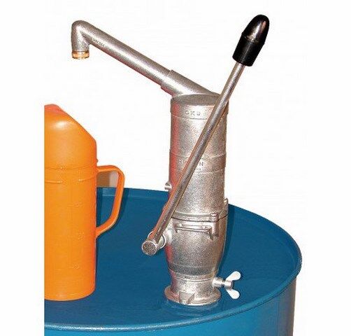 CEMO Handpumpe 0,25 l/Hub mit gebogenem Auslauf Produktbild CEMO Handpumpe 0,25 l/Hub mit gebogenem Auslauf