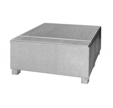 CEMO IBC Auffangwanne 1000 Liter mit Zulassung verzinkt Produktbild CEMO IBC Auffangwanne 1000 Liter mit Zulassung verzinkt