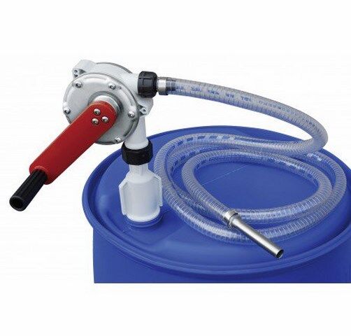 CEMO Kurbelpumpe füt Chemikalien mit PVC Schlauch 3m Produktbild CEMO Kurbelpumpe füt Chemikalien mit PVC Schlauch 3m