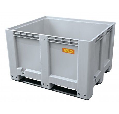 CEMO Logistikbox Transportbox 610 Liter grau CTR/3 Produktbild CEMO Logistikbox Transportbox 610 Liter grau CTR/3