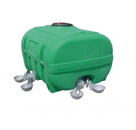 CEMO PE Weidefass grün 1000l ohne Schwallwand Produktbild CEMO PE Weidefass grün 1000l ohne Schwallwand