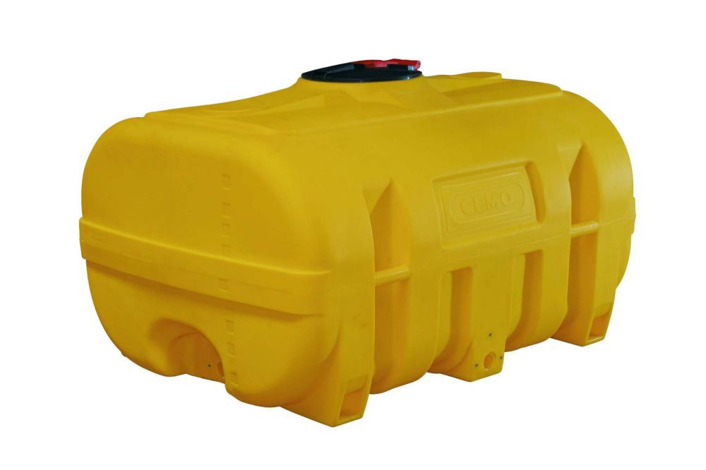 Cemo PE-Fass gelb 600 Liter mit Schwallwand Produktbild Cemo PE-Fass gelb 600 Liter mit Schwallwand