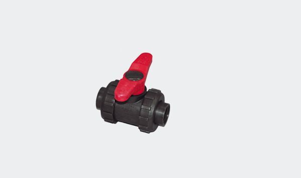 Cemo PVC Kugelhahnen beidseitig R 2 Zoll Produktbild Cemo PVC Kugelhahnen beidseitig R 2 Zoll