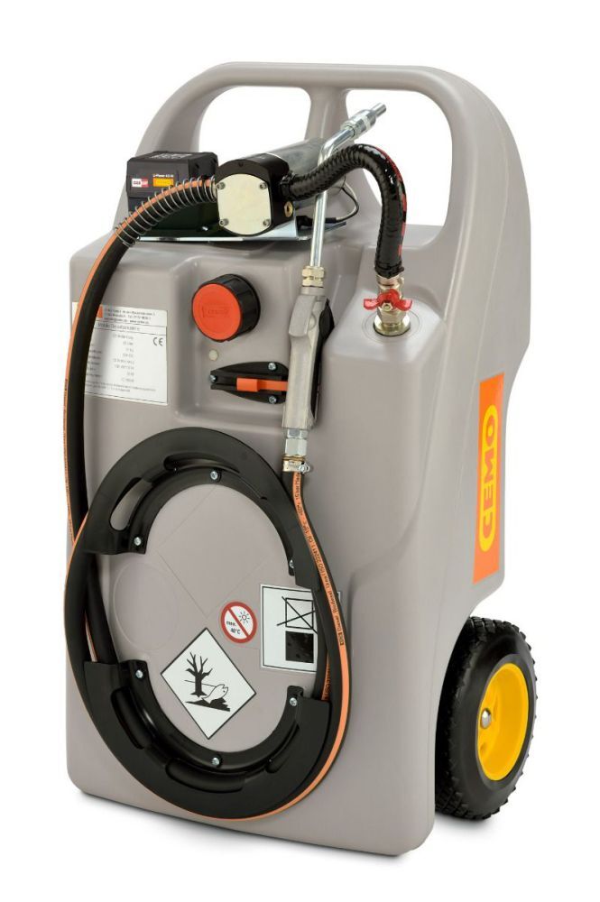 Cemo Schmierstofftrolley 60 Liter CAS ohne Akku und Ladegerät Produktbild Cemo Schmierstofftrolley 60 Liter CAS ohne Akku und Ladegerät