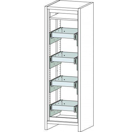 CEMO Sicherheitsschrank 6/20-FWF 30 mit 4 Vollauszügen Produktbild CEMO Sicherheitsschrank 6/20-FWF 30 mit 4 Vollauszügen bild 2