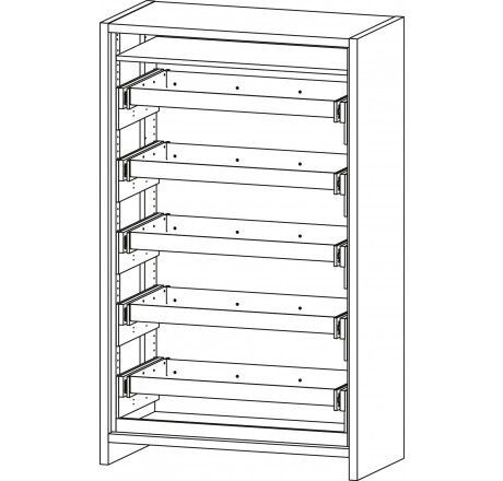 CEMO Sicherheitsschrank 12/20-FWF 30 mit 5 Vollauszügen Produktbild CEMO Sicherheitsschrank 12/20-FWF 30 mit 5 Vollauszügen bild 2