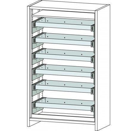 CEMO Sicherheitsschrank 12/20-FWF 30 mit 6 Vollauszügen Produktbild CEMO Sicherheitsschrank 12/20-FWF 30 mit 6 Vollauszügen bild 2