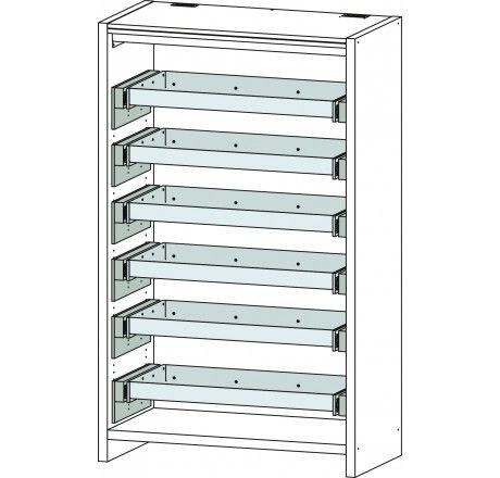 CEMO Sicherheitsschrank F-Save 12/20-FWF 90 mit 6 Vollauszügen Produktbild CEMO Sicherheitsschrank F-Save 12/20-FWF 90 mit 6 Vollauszügen bild 2