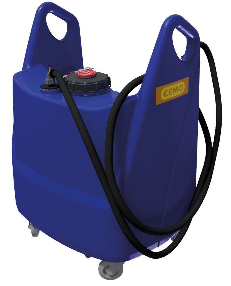 Cemo Transfer Trolley Blue 130 Liter mit Tauchpumpe ohne Akku und Ladegerät Produktbild Cemo Transfer Trolley Blue 130 Liter mit Tauchpumpe ohne Akku und Ladegerät