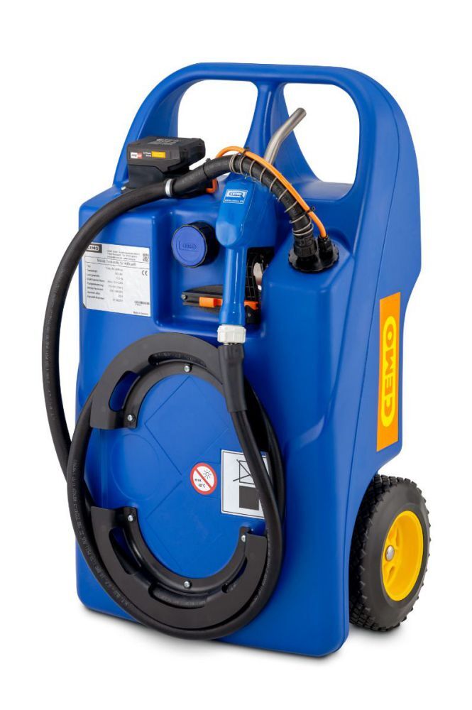 Cemo Trolley für AdBlue 60 Liter mit CAS Akku 2 Ah Produktbild Cemo Trolley für AdBlue 60 Liter mit CAS Akku 2 Ah