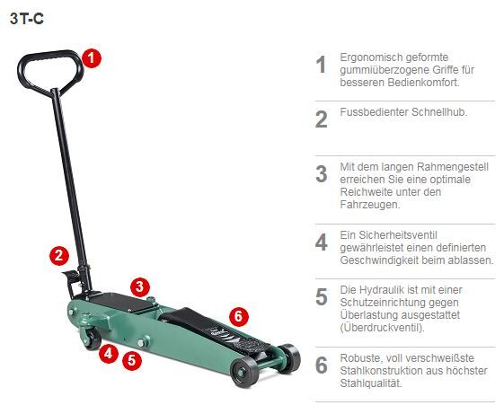 Compac Rangierheber 3,0 t Universal Heber Produktbild Compac Rangierheber 3,0 t Universal Heber bild 6
