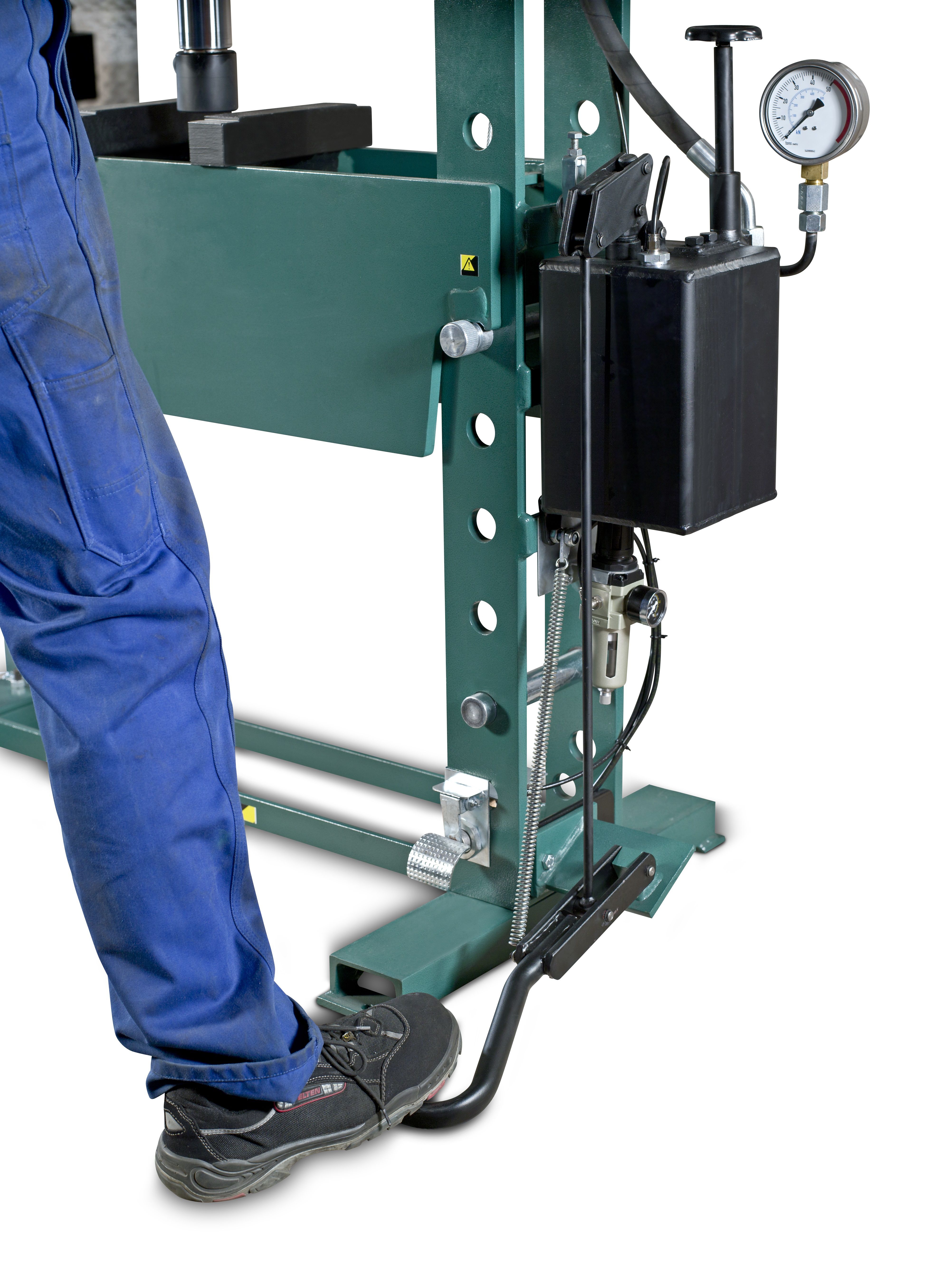 Compac Werkstattpresse FP25 m. Fußpumpe, 25t - Details Produktbild Compac Werkstattpresse FP25 m. Fußpumpe, 25t - Details bild 10