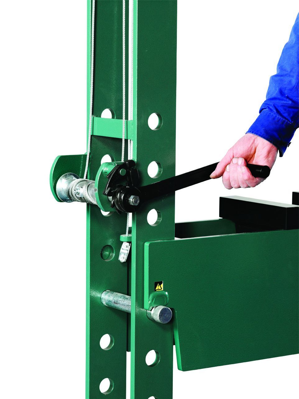 Compac Werkstattpresse HP100 m. Handpumpe 100t - Details Produktbild Compac Werkstattpresse HP100 m. Handpumpe 100t - Details bild 3