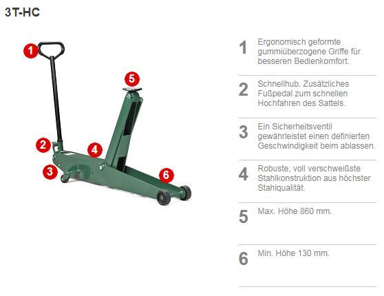 Compac Rangierheber 3,0 t Hochheber Compac Rangierheber 3,0 t Hochheber