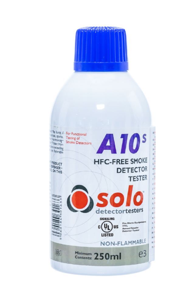 Solo Prüf Aersol Solo A10S zur Rauchmelderprüfung Flasche mit 250 ml Produktbild Solo Prüf Aersol Solo A10S zur Rauchmelderprüfung Flasche mit 250 ml