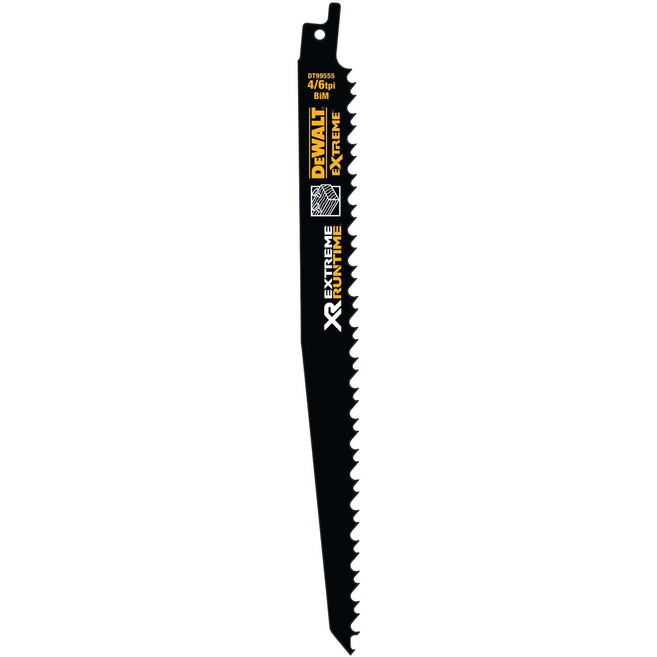 DeWALT XR Extreme Runtime Säbelsägeblatt BIM Holz 230mm 5Stk Produktbild DeWALT XR Extreme Runtime Säbelsägeblatt BIM Holz 230mm 5Stk