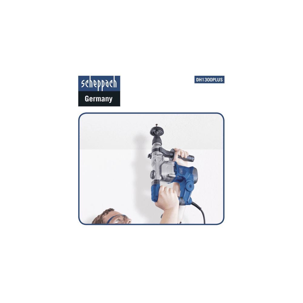SCHEPPACH Bohrhammer DH1300Plus mit SDS-Plus Aufnahme Produktbild SCHEPPACH Bohrhammer DH1300Plus mit SDS-Plus Aufnahme bild 4