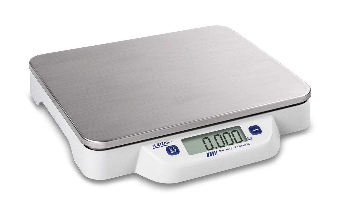 Kern Tischwaage ECB 10K-3N mit Edelstahl Wägeplatte bis 10 kg Produktbild Kern Tischwaage ECB 10K-3N mit Edelstahl Wägeplatte bis 10 kg