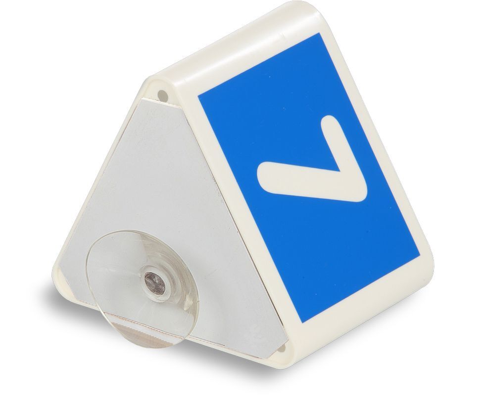 Eichner Leitzahlträger Blau Ziffern 76-100 mit Saugnapf Produktbild Eichner Leitzahlträger Blau Ziffern 76-100 mit Saugnapf