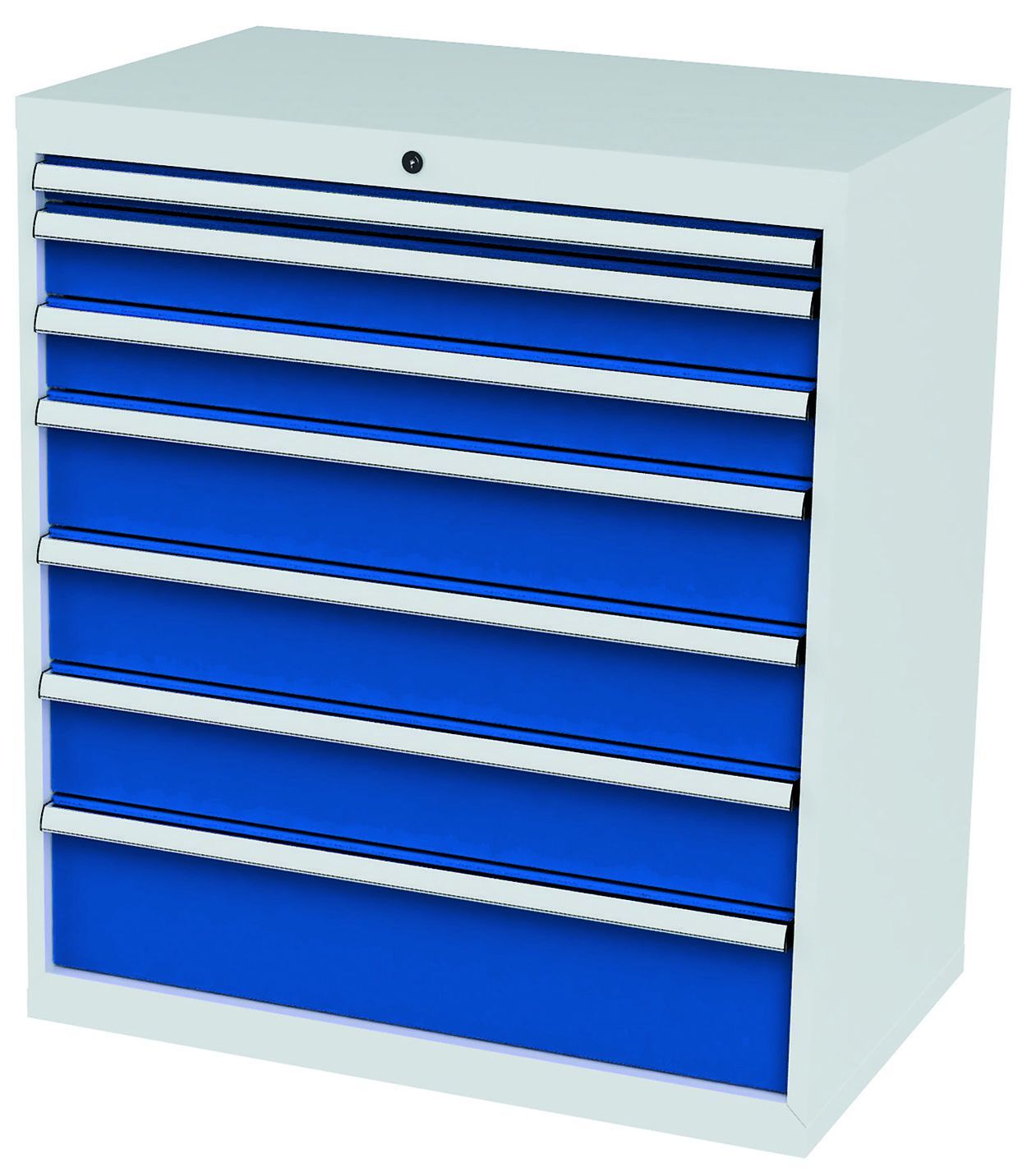 Forum Schubladenschrank Höhe 1020 mm 7 Schubladen Schließanlage Produktbild Forum Schubladenschrank Höhe 1020 mm 7 Schubladen Schließanlage