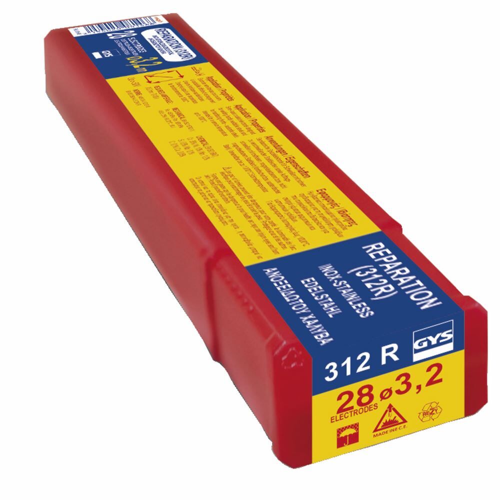 Gys Wartungs und Reparaturelektroden 312R 3,2mm Produktbild Gys Wartungs und Reparaturelektroden 312R 3,2mm