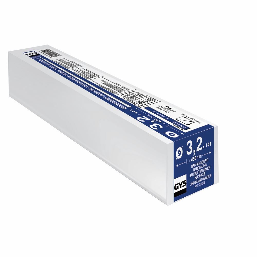 Gys 141 Elektroden für Auftragsschweißen Durchmesser 3,2mm in Schachtel Produktbild Gys 141 Elektroden für Auftragsschweißen Durchmesser 3,2mm in Schachtel