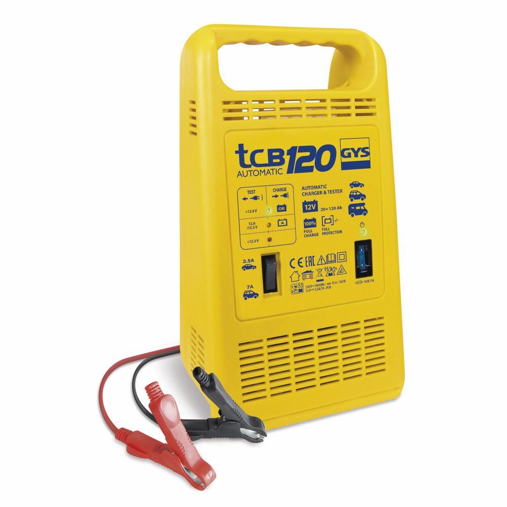 Gys TCB 120 Ladegerät Batterieladegerät 12V automatisch Produktbild Gys TCB 120 Ladegerät Batterieladegerät 12V automatisch