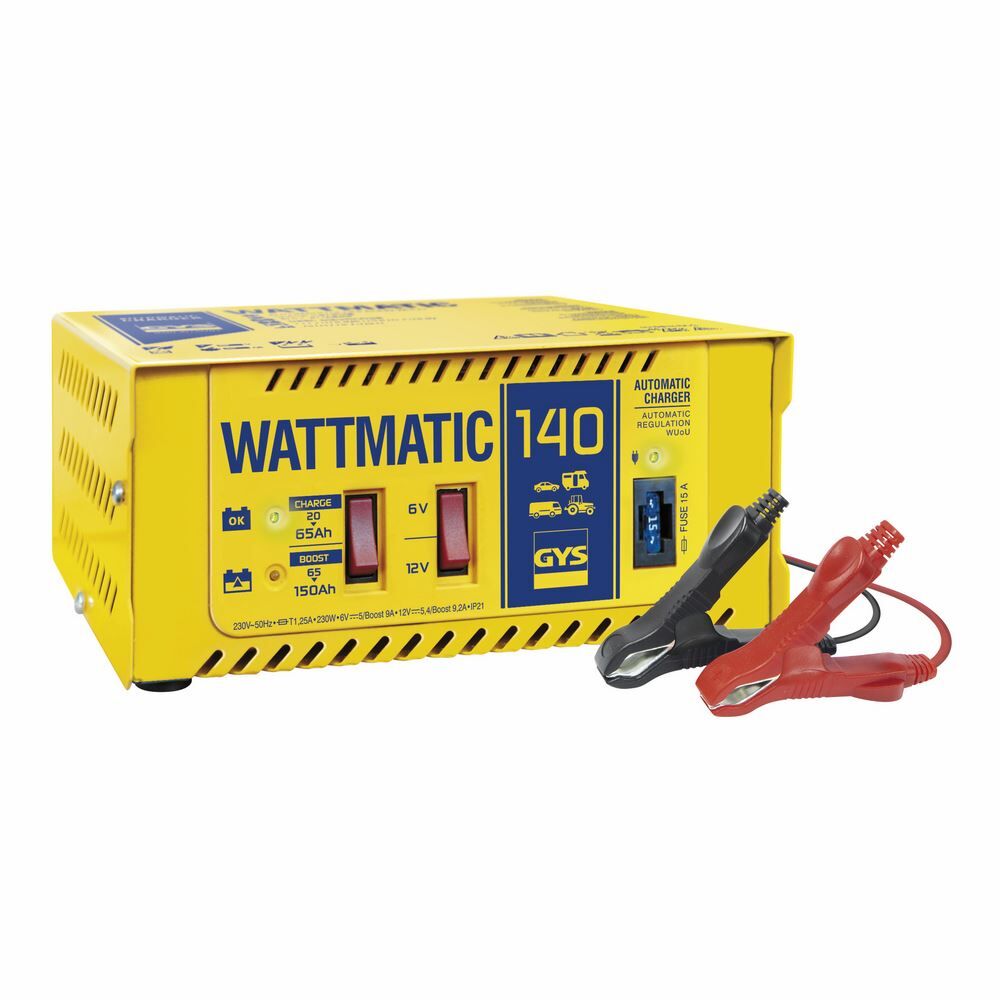Gys Batterieladegerät WATTMATIC 140 6V 12 V Produktbild Gys Batterieladegerät WATTMATIC 140 6V 12 V
