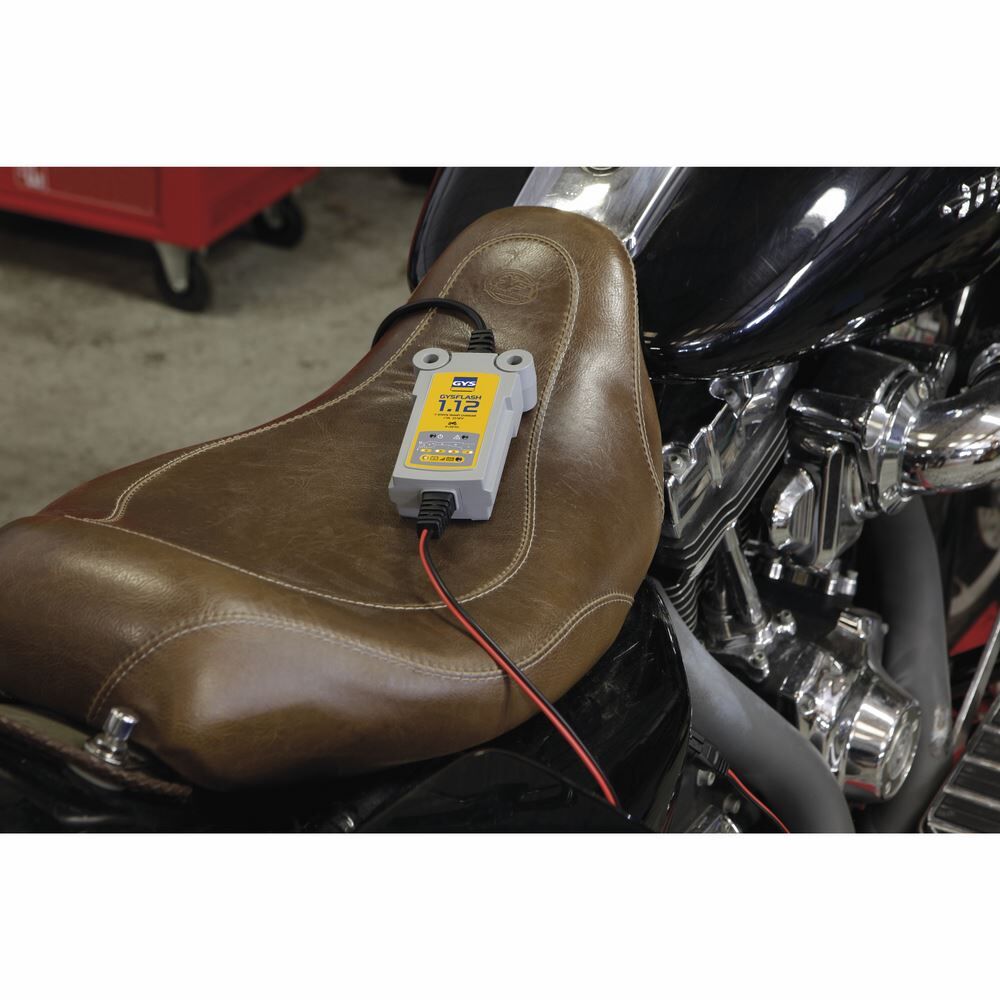 Gys Ladegerät GYSFLASH 1.12 für Mottorrad Rasenmäher Kart Jet Ski Gys Ladegerät GYSFLASH 1.12 für Mottorrad Rasenmäher Kart Jet Ski