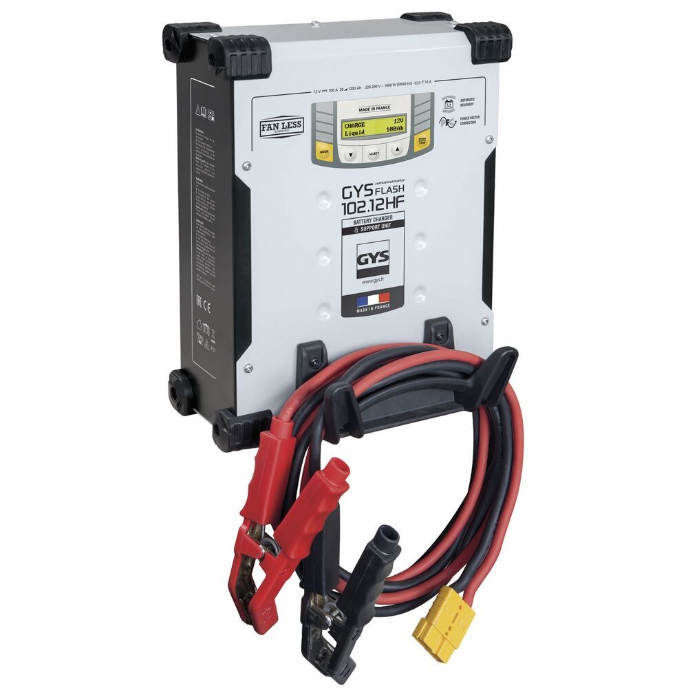 Gys Ladegerät GYSFLASH 102.12 HF 12V 100A vertikal Kabel 5m Gys Ladegerät GYSFLASH 102.12 HF 12V 100A vertikal Kabel 5m