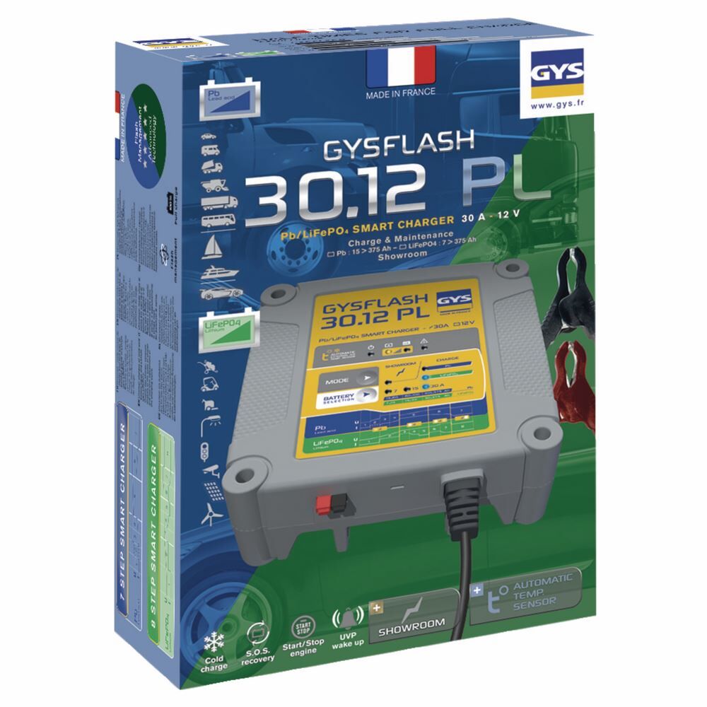 Gys Ladegerät GYSFLASH 30.12 PL 12V 25A Gys Ladegerät GYSFLASH 30.12 PL 12V 25A