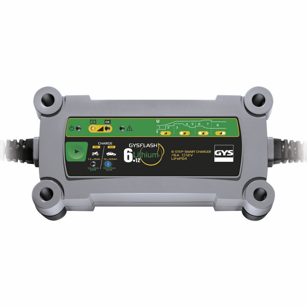 Gys Ladegerät für 12V LiFePO4 Batterien GYSFLASH LITHIUM 6A Produktbild Gys Ladegerät für 12V LiFePO4 Batterien GYSFLASH LITHIUM 6A