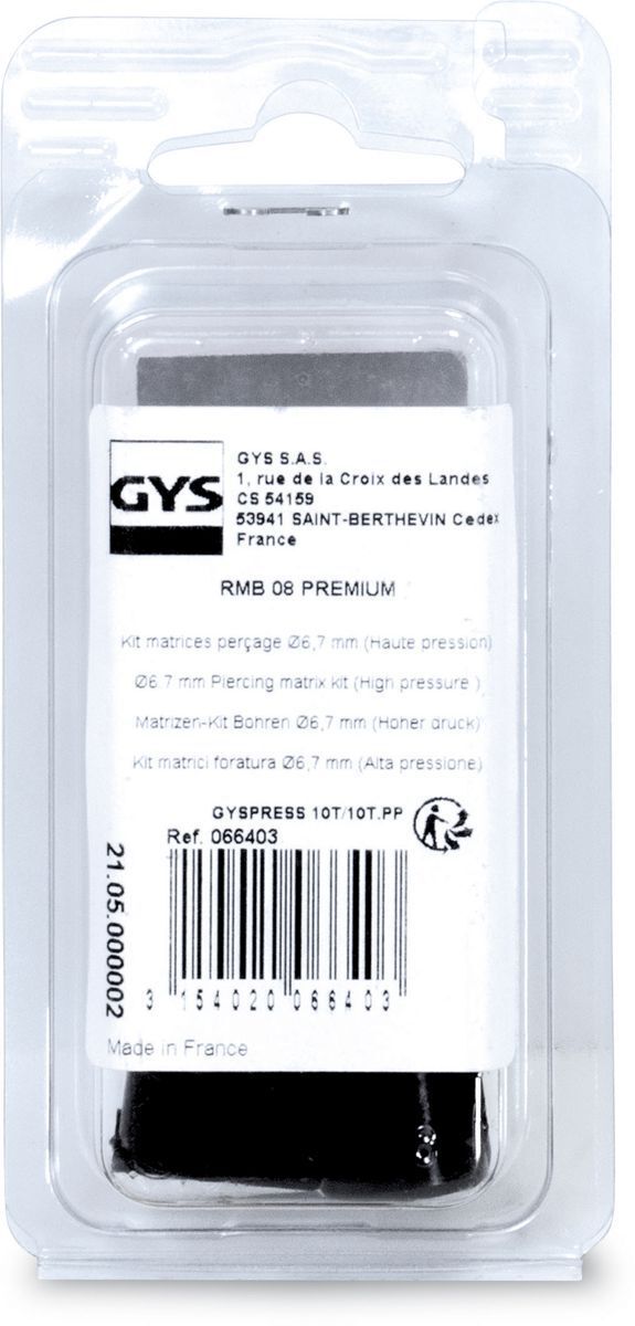 Gys Matrizen Set RMB 08 Premium Durchmesser 6.7 mm hoher Druck Produktbild Gys Matrizen Set RMB 08 Premium Durchmesser 6.7 mm hoher Druck