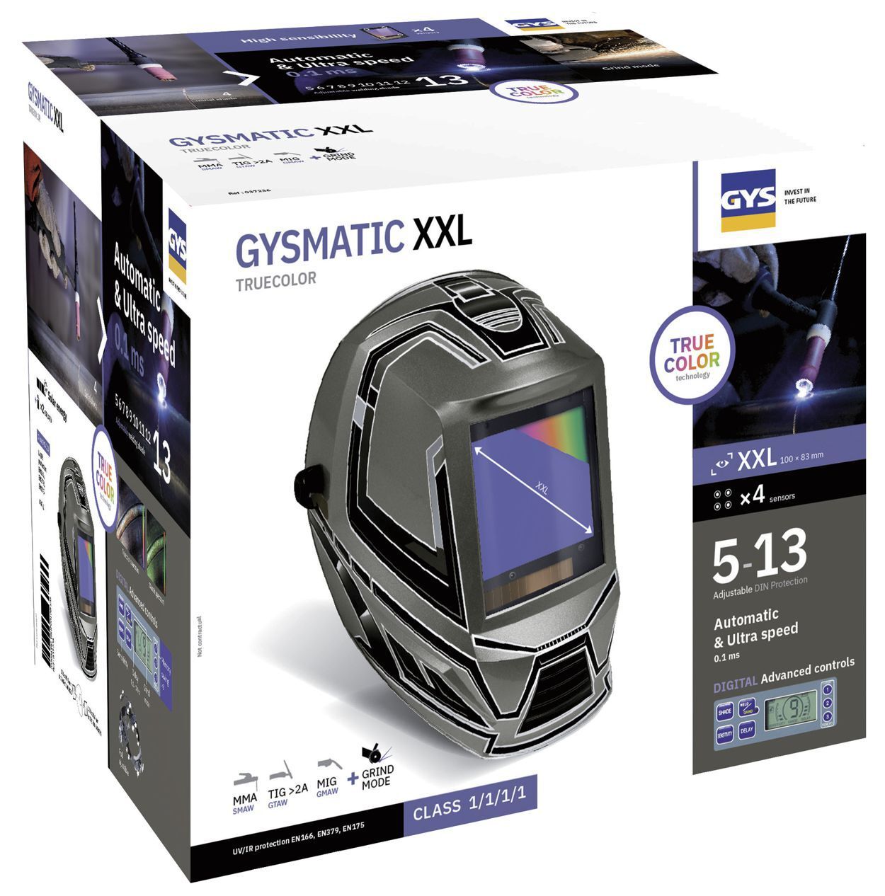 Gys Schweißhelm LCD GYSMATIC TRUE COLOR XXL Gys Schweißhelm LCD GYSMATIC TRUE COLOR XXL