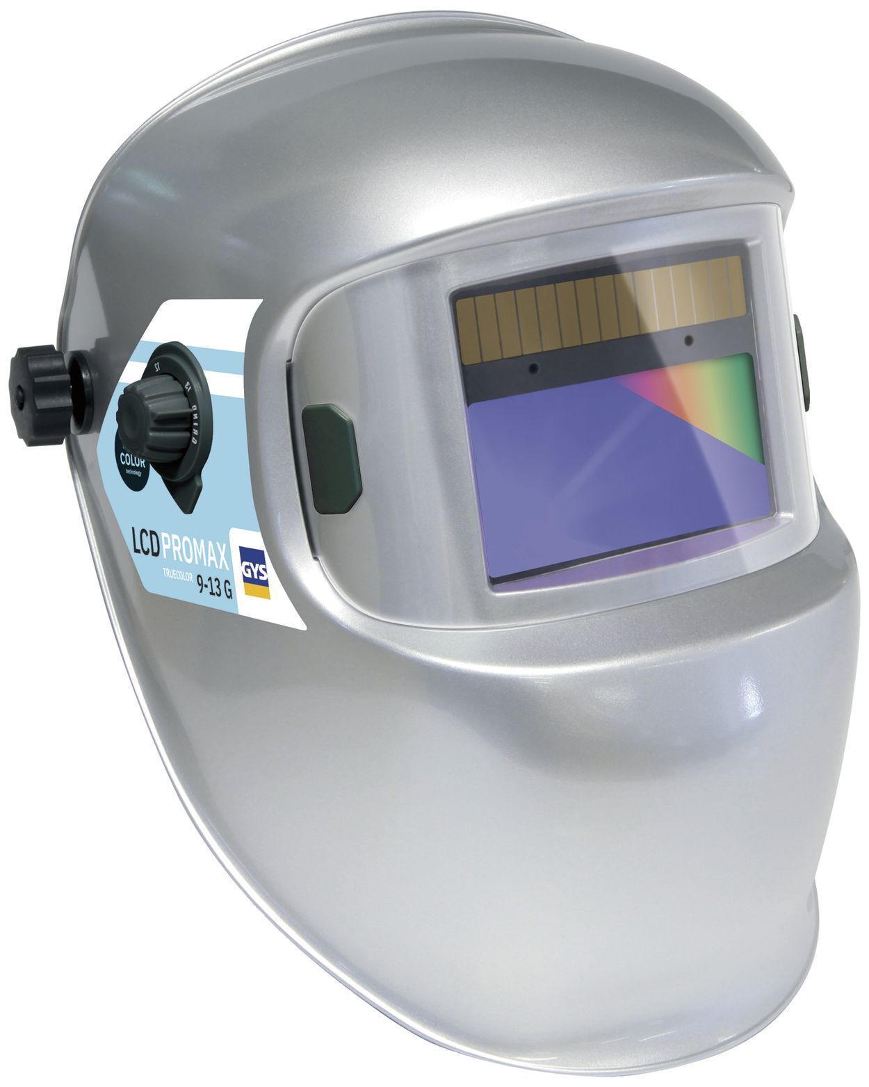 Gys Schweißhelm LCD PROMAX 9 13 G SILVER Gys Schweißhelm LCD PROMAX 9 13 G SILVER