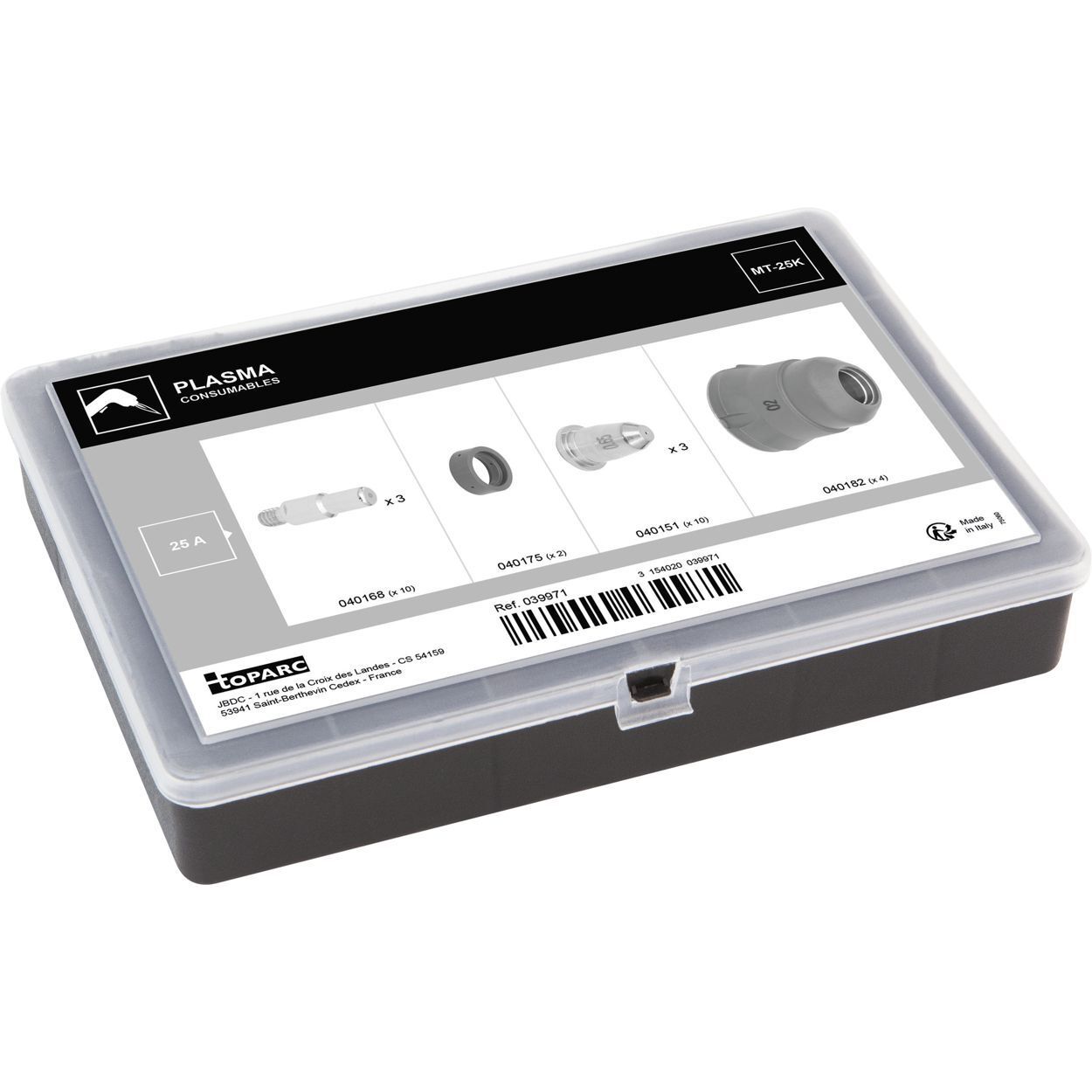 Gys Zubehör Verschleißteile Box S25K für CUTTER 25K Produktbild Gys Zubehör Verschleißteile Box S25K für CUTTER 25K bild 2