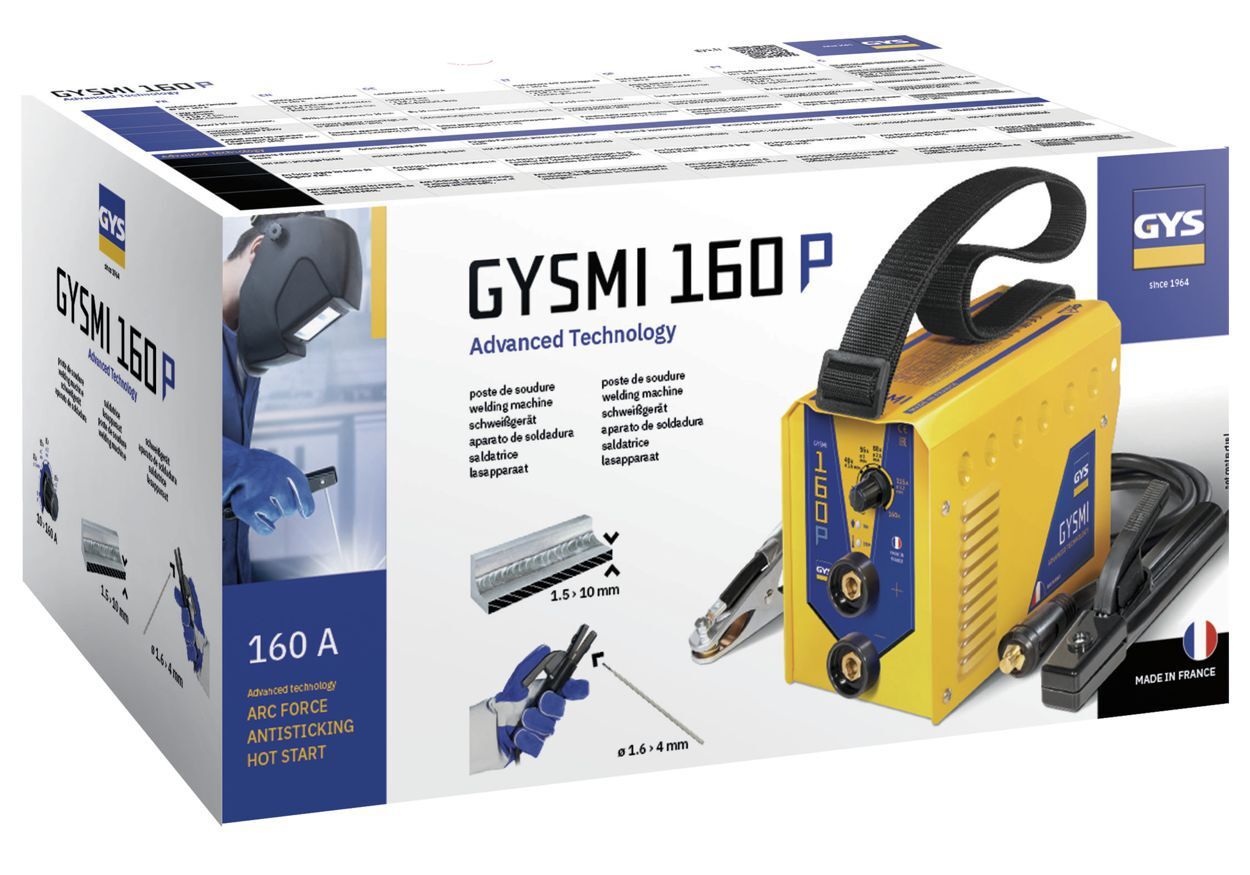 Elektroden-Schweißinverter Gys GYSMI 160P Produktbild Elektroden-Schweißinverter Gys GYSMI 160P