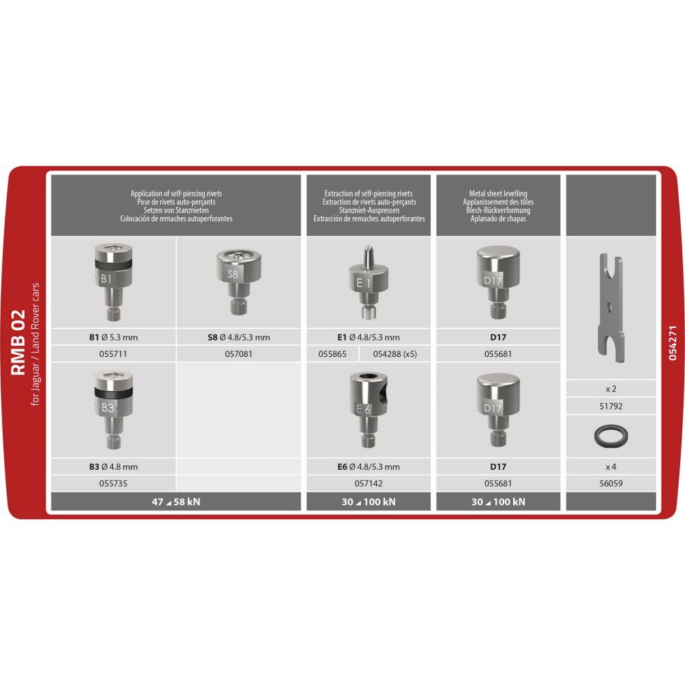 Gys Matrizen Set RMB 02 Jaguar Land Rover Gruppe Produktbild Gys Matrizen Set RMB 02 Jaguar Land Rover Gruppe bild 2