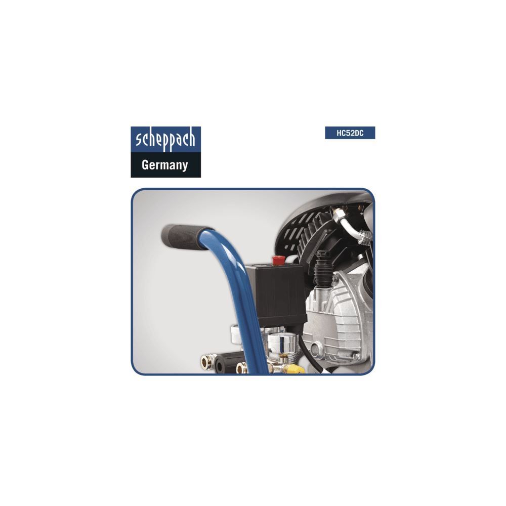 SCHEPPACH Kompressor HC52DC 230V 50Hz 2200W 50L SCHEPPACH Kompressor HC52DC 230V 50Hz 2200W 50L