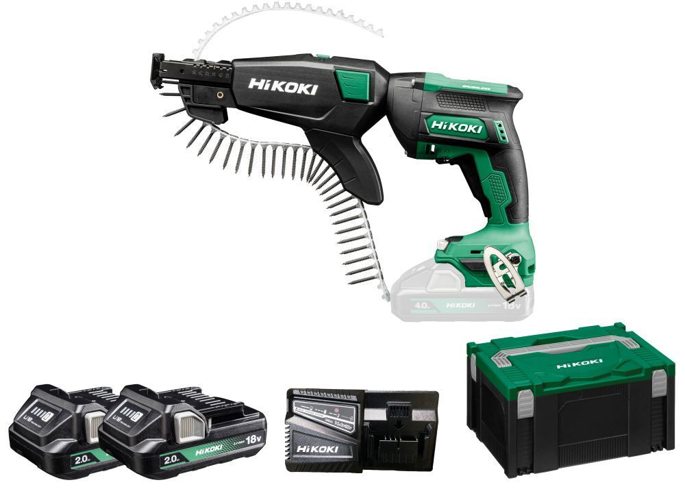 Hikoki W18DA Akku Magazinschrauber 2,0 Ah HSC III Produktbild Hikoki W18DA Akku Magazinschrauber 2,0 Ah HSC III