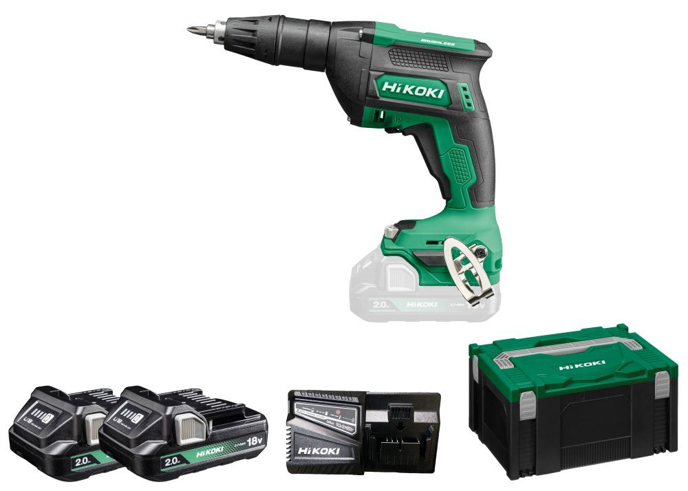 Hikoki W18DA Akku Trockenbauschrauber 2,0 Ah HSC III Produktbild Hikoki W18DA Akku Trockenbauschrauber 2,0 Ah HSC III