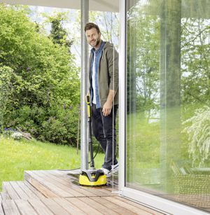 Hochdruckreiniger Flächenreiniger Beispiel Terrassenreinigung