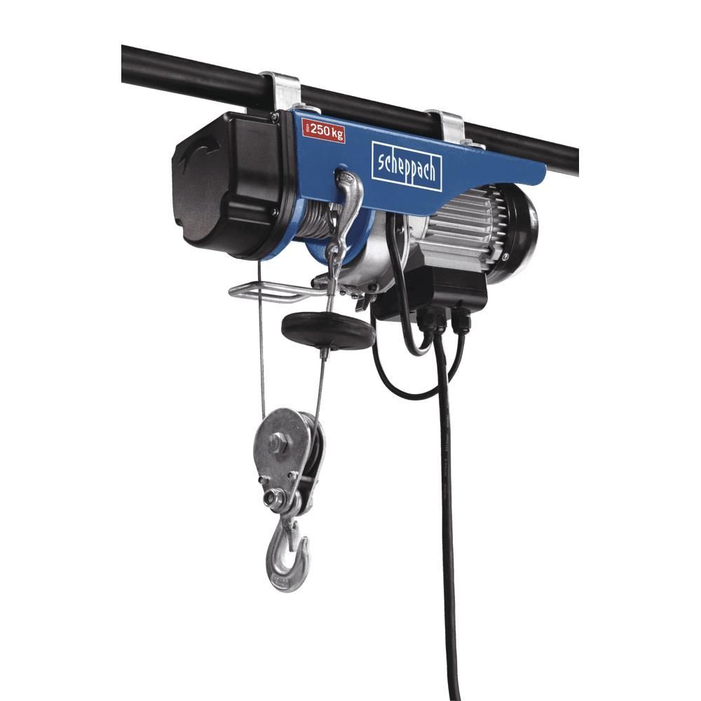 SCHEPPACH elektrischer Seilzug HRS250 220-240V 50Hz 530W 250kg SCHEPPACH elektrischer Seilzug HRS250 220-240V 50Hz 530W 250kg