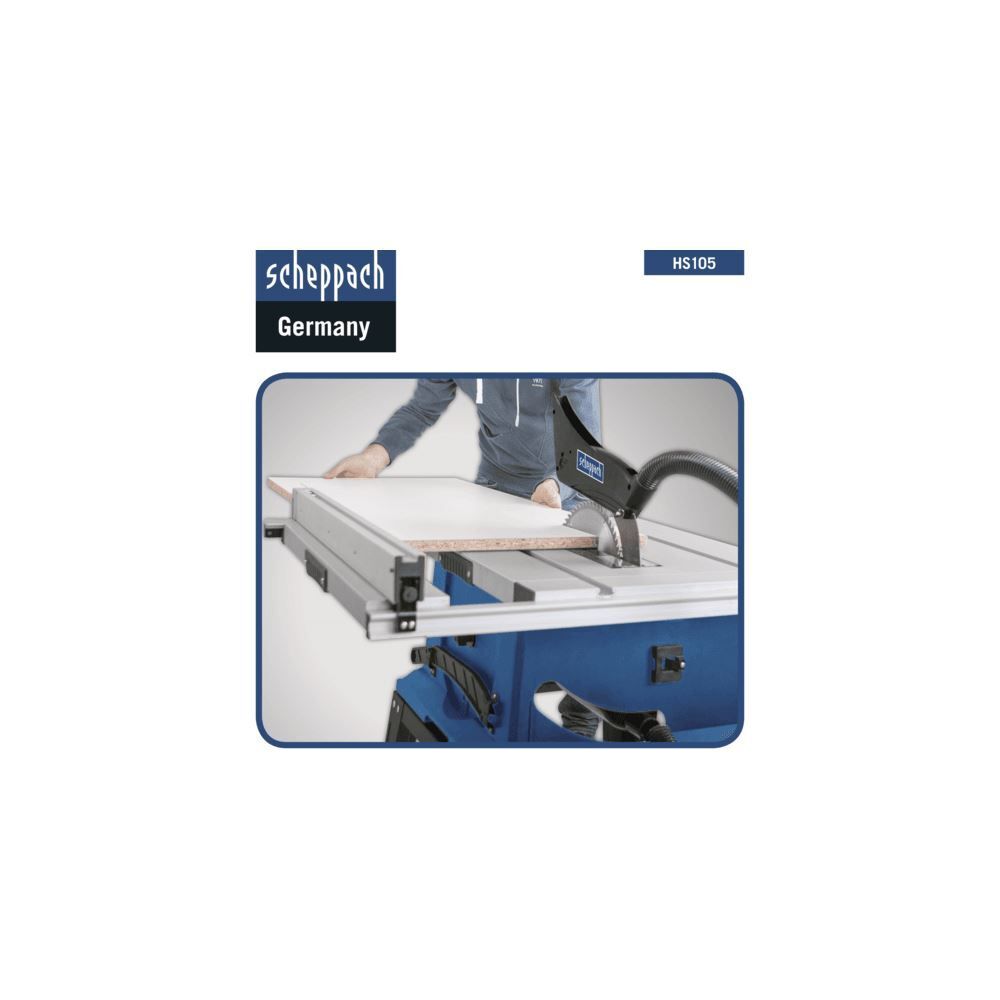 SCHEPPACH Tischkreissäge HS105 230V 50Hz 2000W 255mm SCHEPPACH Tischkreissäge HS105 230V 50Hz 2000W 255mm