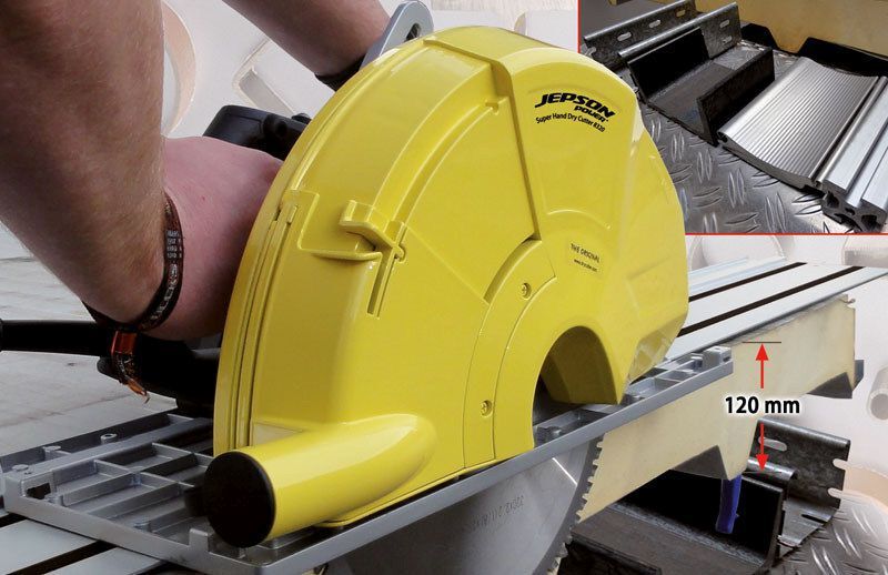 Metallhandkreissäge Jepson Super Hand dry cutter 8320 Beispiel 4 Metallhandkreissäge Jepson Super Hand dry cutter 8320 Beispiel 4
