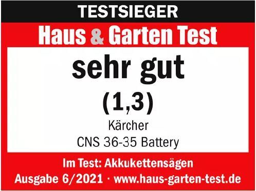 Kärcher Akku Kettensäge CNS 36-35 Battery - Haus & Garten Test