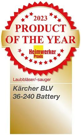 Kärcher Akku Laubsauger BLV 36-240 Battery - Product of the Year Kärcher Akku Laubsauger BLV 36-240 Battery - Product of the Year